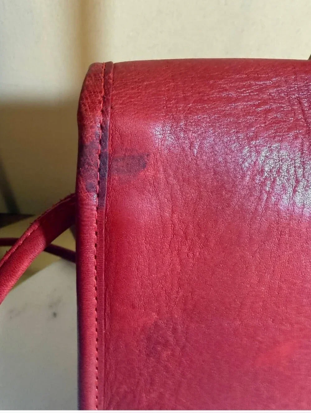 COACH NYC RED COMPACT POUCH